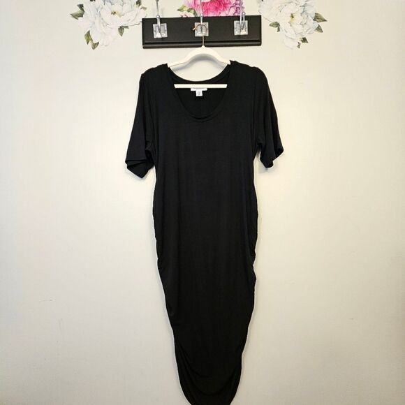 Motherhood Maternity Midi Tee Dress - Picture 1 of 6